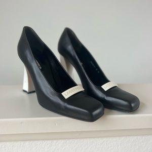 Black Vintage Lagerfeld Heels